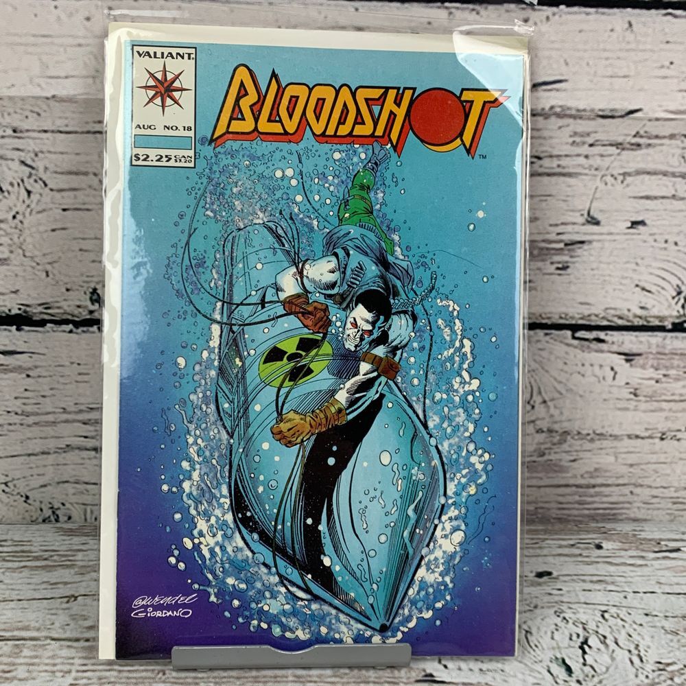 Valiant Bloodshot Comic Book‎ #18 1990s Superhero Action Adventure UNGRADED